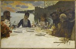 De Nittis, Giuseppe - Dinner at Posillipo