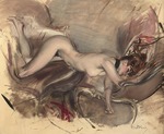 Boldini, Giovanni - Naked woman