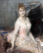 Boldini, Giovanni - Portrait of the Baroness Malvina-Marie Vitta