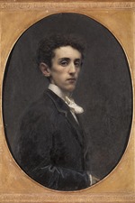 Cremona, Tranquillo - Portrait of the writer Carlo Alberto Pisani Dossi (1849-1910)