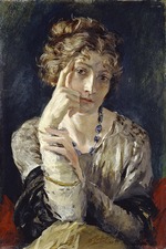 Fortuny y Madrazo, Mariano - Portrait of Henriette, the artist's wife