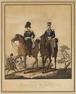 Köller, Friedrich Ludwig von - Alexander I of Russia and Frederick William III of Prussia on horseback