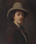 Magnus, Eduard - Portrait of the writer Paul Heyse (1830-1914)