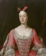 Pesne, Antoine - Princess Wilhelmine of Prussia (1709-1758), Margravine of Brandenburg-Bayreuth