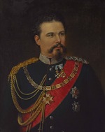 Wimmer, Rudolph - Portrait of Ludwig II of Bavaria (1845-1886)