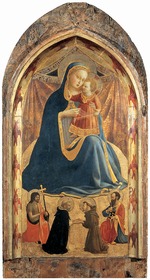 Angelico, Fra Giovanni, da Fiesole - Madonna of Humility (Madonna dell'Umiltà) with Saints