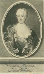 Bernigeroth, Martin - Christiana Mariana von Ziegler (1695-1760)