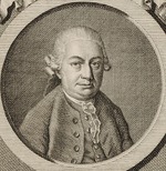 Krüger, Johann Conrad - Portrait of Carl Philipp Emanuel Bach (1714-1788)