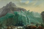 Wolf, Caspar - Lower Grindelwald Glacier, with the Lütschine River and Mettenberg
