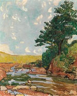 Hodler, Ferdinand - Landscape near Néris