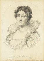 Madrazo y Agudo, José de - Portrait of the mezzo-soprano Isabella Colbran (1785-1845)