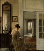 Holsøe, Carl - Reading. The Painter's Wife