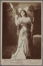 Mendelssohn, Hayman Seleg - Blanche Marchesi (1863-1940) as Brünnhilde in Die Walküre (The Valkyrie) by R. Wagner