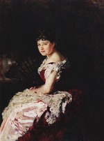Repin, Ilya Yefimovich - Portrait of the opera singer Maria Klimentova-Muromtseva (1857-1946)