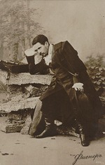 Anonymous - Nikolay Figner (1857-1918) as Lensky in opera Eugene Onegin by Pyotr Tchaikovsky