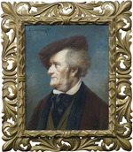 Kolozsvary, Lajos - Portrait of the Composer Richard Wagner (1813-1883)
