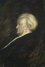 De Groux, Henry - Portrait of the Composer Richard Wagner (1813-1883)