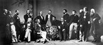 Albert, Joseph - Richard Wagner in the circle of friends and admirers before the premiere of Tristan in Munich