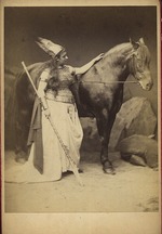 Anonymous - Amalie Materna (1844-1918) as Brünnhilde in Opera Der Ring des Nibelungen by R. Wagner