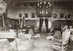 Anonymous - The hall with the Wagner library in the house Wahnfried in Bayreuth
