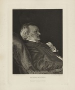 Gross, Adolf von - Portrait of the composer Richard Wagner (the last picture taken from life)