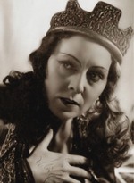 Anonymous - Elisabeth Höngen (1906-1997) as Ortrud in Opera Lohengrin by Richard Wagner