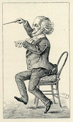 Anonymous - Richard Wagner as Conductor. Caricature