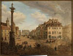 Anonymous - View of Krakowskie Przedmiescie from Castle Square  in Warsaw