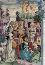 Francesco del Cossa - Allegory of March: Triumph of Venus