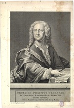 Lichtensteger, Georg - Portrait of Georg Philipp Telemann (1681-1767)