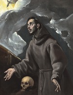 El Greco, Dominico - Saint Francis receiving the Stigmata