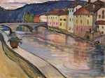 Della-Vos-Kardovskaya, Olga Ludvigovna - A bridge in Switzerland