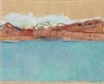 Hodler, Ferdinand - Lake Geneva with Mont Blanc in the Afternoon