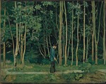 Hodler, Ferdinand - Walking at the forest edge