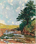 Hodler, Ferdinand - Landscape near Néris