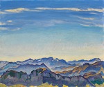 Hodler, Ferdinand - Vaud Alps seen from the Rochers de Naye