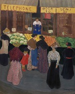 Vallotton, Felix Edouard - At the market