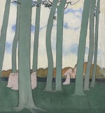 Denis, Maurice - Landscape with Green Trees or Beech Trees in Kerduel