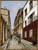 Utrillo, Maurice - Rue Saint-Rustique à Montmartre