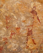 Mesolithic Art - Painting in the Cuevas de la Araña