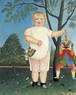 Rousseau, Henri Julien Félix - To celebrate the baby (Pour fêter le bébé)
