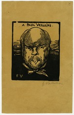 Vallotton, Felix Edouard - Paul Verlaine (1844-1896)