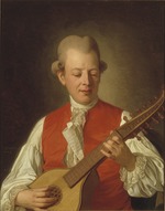 Krafft, Per, the Elder - Portrait of Carl Michael Bellman (1740-1795)