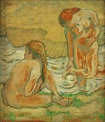 Marc, Franz - Two Bathing Women (Composition with Nudes II)