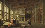Delen, Dirck van - Distinguished Dinner Company in an Interior