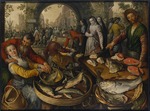 Beuckelaer, Joachim - A Fish Market with Ecce Homo