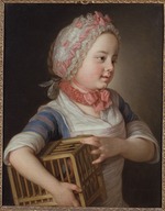 Krafft, Per, the Elder - Girl with Bullfinch in a Cage