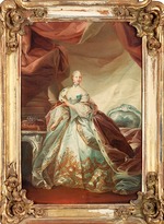 Pilo, Carl Gustaf - Portrait of Juliane Marie (1729-1796), Queen of Denmark and Norway