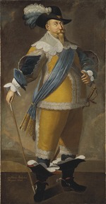 Anonymous - Portrait of the King Gustav II Adolf of Sweden (1594-1632)