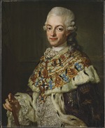 Pasch, Lorenz, the Younger - Portrait of King Gustav III of Sweden (1746-1792)